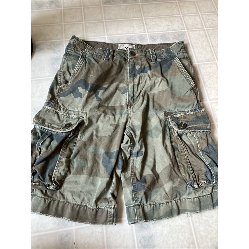 Vintage Y2K American Eagle Outfitters AE3 Cargo Shorts Men's Size 30 Distressed